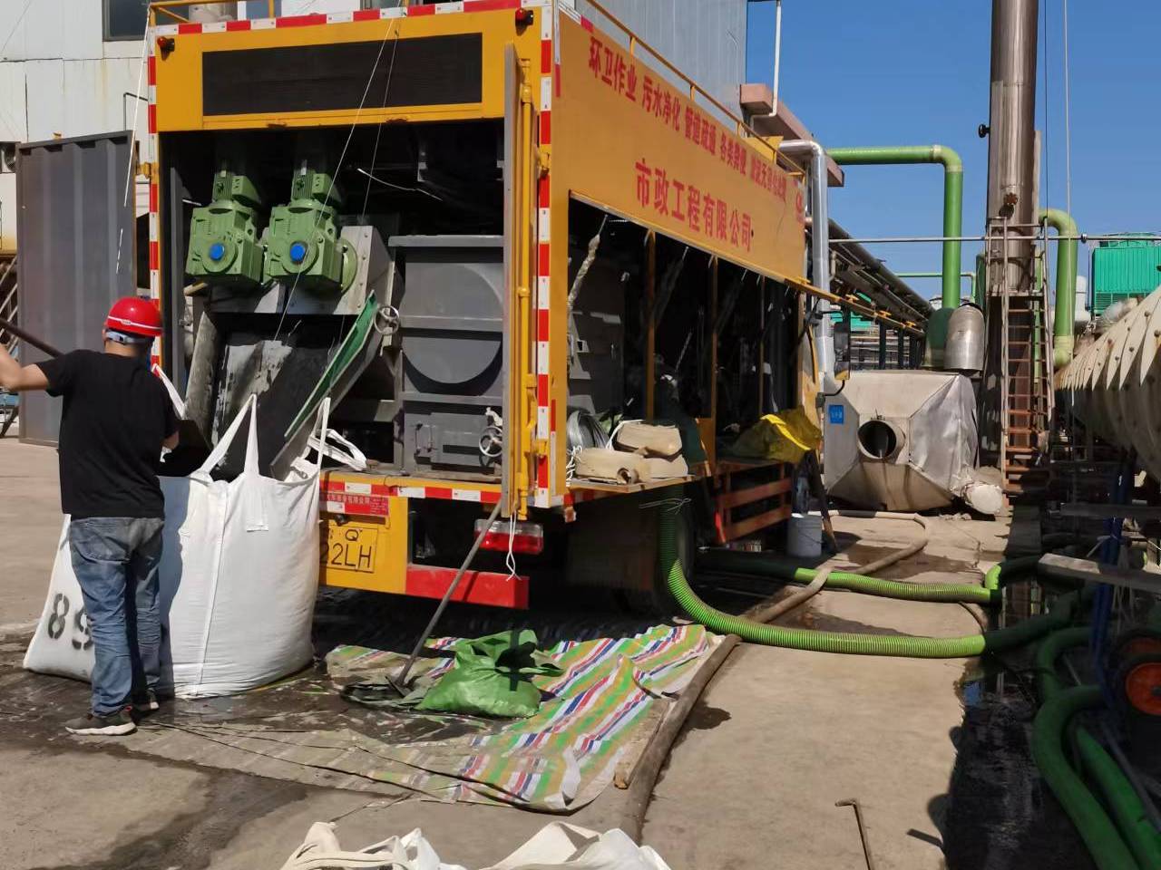 北京淤泥压干处理